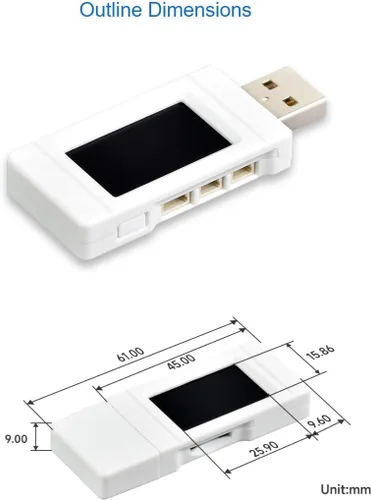 Vista 8 de waveshare Placa de desarrollo RP2040 Geek basada en microcontrolador RP2040 con pantalla LCD a color de 1.14 pulgadas 65K y caja de plástico blanco