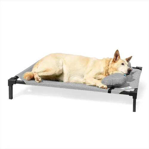 Vista 13 de Cama Elevada para Perros Coolaroo Pro con Tela HeatShield – Catre Elevado de Enfriamiento Avanzado para Razas Pequeñas y Medianas, Fácil de Limpiar