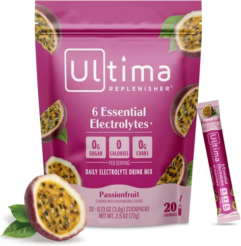 Vista 14 de Ultima Replenisher - Bebida de electrolitos en polvo vegana, sin azúcar ni OMG, bebida hidratante adecuada para dieta cetogénica, paquetes