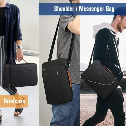 Vista 7 de Fintie 12.9-13 pulgadas Tablet Laptop Sleeve Case, Maletín Bolsa de hombro Compatible con MacBook Pro, MacBook Air, MacBook Neo, iPad Pro/Air