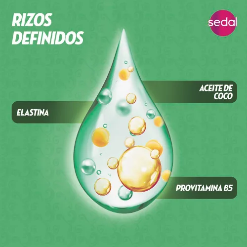 Vista 7 de Sedal Curls Defined Hair Comb Cream con aceite de coco, provitamina B5, elastina, 10.1 fl oz, paquete de 2
