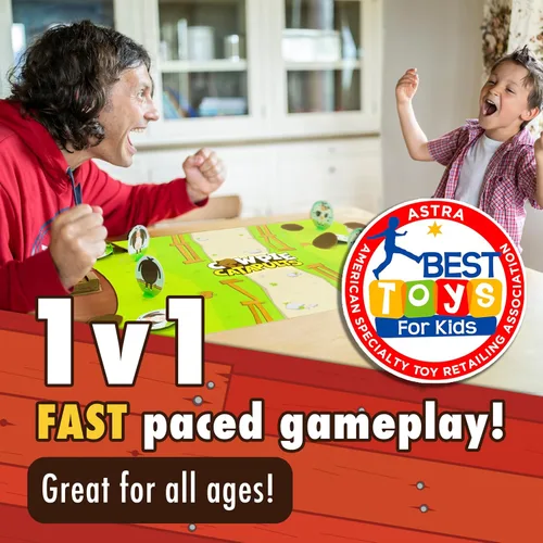 Vista 2 de Catapultas de vaquero: el mejor regalo para niños, divertido juego de mesa familiar para niños y adultos, lanza caca para derribar vacas, fácil
