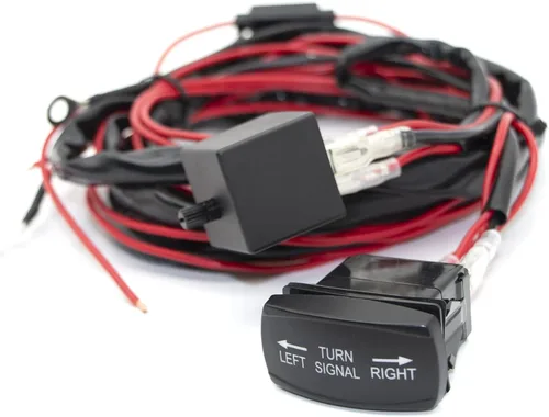 Vista 3 de Interruptor basculante universal ATV UTV, intermitente, kit legal de calle, intermitente, luz intermitente, arnés de cables para Polaris RZR Ranger
