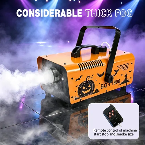 Vista 8 de Máquina de niebla de 1500 W para interiores y exteriores, máquina de humo