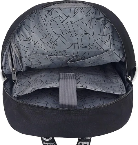 Vista 5 de Roffatide Anime - Mochila de mayordomo negro con puerto de carga USB y puerto para auriculares