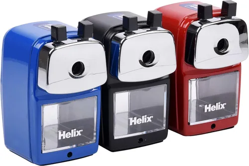 Vista 8 de Helix Sacapuntas de metal para lápices estándar y jumbo (colores surtidos)