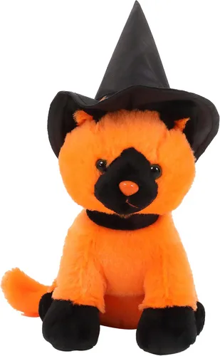 Vista 8 de Animal de peluche espeluznante de murciélago de Halloween, adorable juguete de peluche de murciélago lindo y espeluznante, decoración perfecta