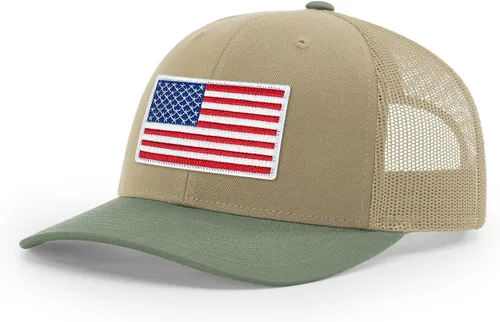 Vista 234 de Joe's USA Richardson 112 - Gorras de camionero con parche gráfico personalizado - Gorras estructuradas de cinco y seis paneles Richardson Premium