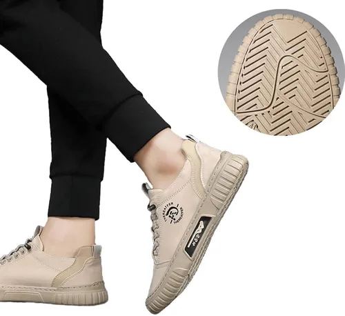 Vista 5 de AngryMonkey Hopomart - Tenis deportivos para hombre, antideslizantes, ligeros, transpirables, para viajes, informales, para exteriores