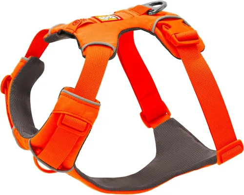 Vista 13 de Ruffwear, Front Range - Arnés reflectante para perro, suave y acolchado, de uso diario, con doble clip para correa, ajustable, ligero, para caminar