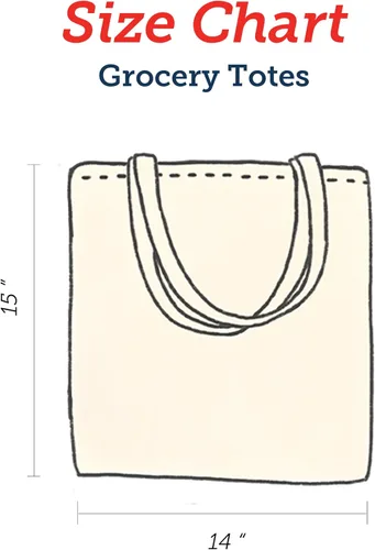 Vista 4 de MAPTOTE Bolsa de lona de comestibles, bolsa de lona de algodón reutilizable para compras, viajes a la playa y viajes, respetuosa con el medio