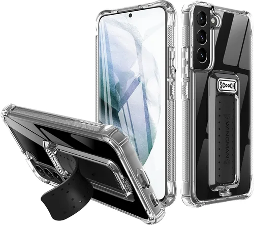 Vista 31 de Scooch Wingman - Funda con función atril para Samsung Galaxy S9 [protección contra caídas de 10 pies] [soporte bidireccional] funda protectora a