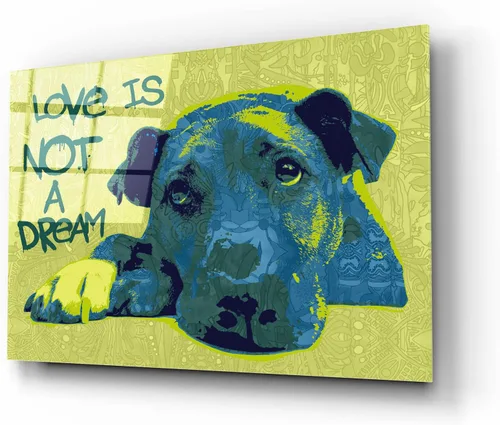 Vista 2 de Epic Art 'Love Is Not A Dream' by Dean Russo, Acrylic Glass Wall Art, 16"x12