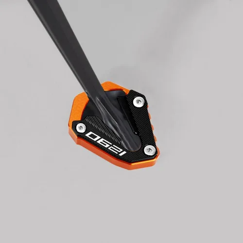 Vista 2 de Modeer Compatible con 1290 Super Adventure S 2021-2024 Placa de extensión de soporte CNC para motocicleta, soporte lateral, almohadilla de soporte