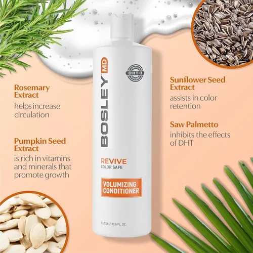 Vista 5 de Tratamiento para engrosar el cabello Bosley Bos Revive con tratamiento de color visiblemente fino