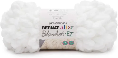 Vista 20 de Bernat Alize Blanket-EZ - Ovillo de lana, color crema