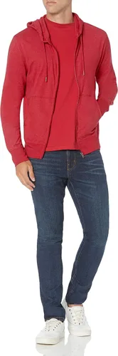 Vista 5 de Tienda Essentials - Sudadera ligera con capucha y cremallera para hombre
