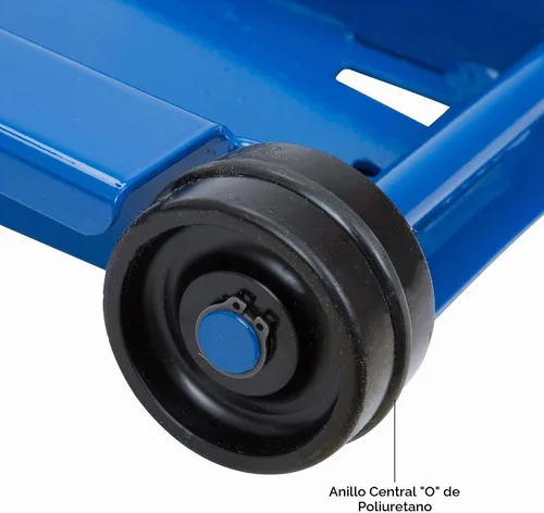 Vista 3 de AC Hydraulic DK20Q Gato de servicio hidráulico de perfil bajo de 2 toneladas, azul