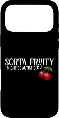 Vista 22 de Sorta Fruity Autistic Bisexual Queer Lesbian Autism Cherry Case for iPhone 16