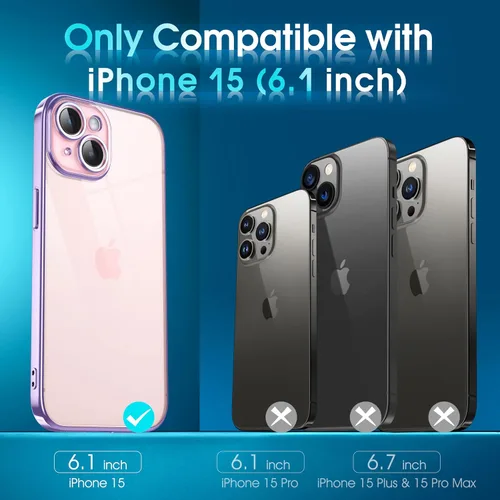 Vista 444 de Supdeal Funda cristalina transparente para iPhone 11, [No se amarillea] [Protección de la cámara] [Probado contra caídas de grado militar] Funda