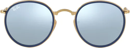 Vista 3 de Ray-Ban RB3517 - Gafas de sol con icono redondo para mujer color azul talla única