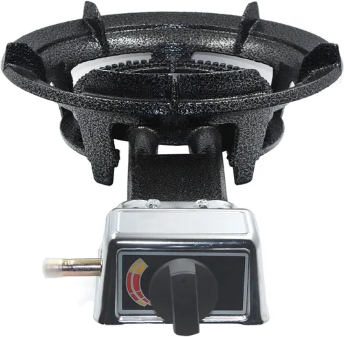 Vista 2 de Estufa portátil de gas propano para exteriores de 10KW/34000 BTU con manguera Jumbo Super Supergas Camp Camping Tailgating Gas Fire