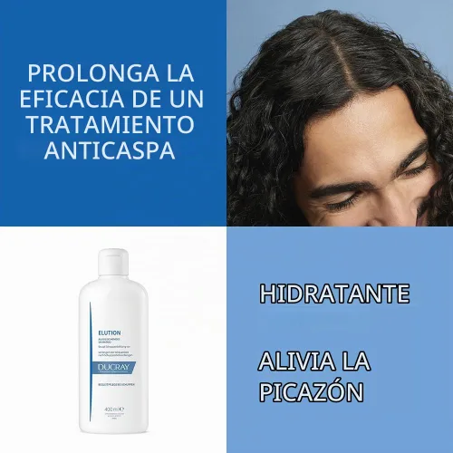 Vista 6 de Ducray Elution Champú Reequilibrante, 13.5 Fl Oz