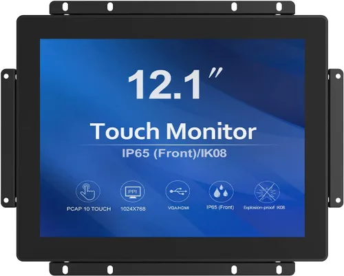 Vista 6 de GreenTouch Monitor táctil PCAP HDMI de 17,8 cm (7 pulgadas) con marco abierto de 1024x600 para mercados de consumo, venta minorista y hostelería