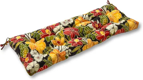 Vista 21 de Greendale Home Fashions Juego de 1 cojín para columpio/banco de 44 pulgadas, diseño Adobe Stripe