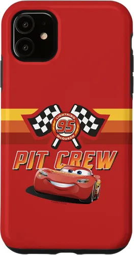 Vista 8 de Funda para iPhone 13 Pro Max Disney Pixar Cars Two Lightning McQueen Pit Crew 95