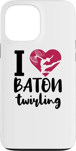 Vista 23 de iPhone 16 I Love Baton Twirling Majorette Baton Twirler Case