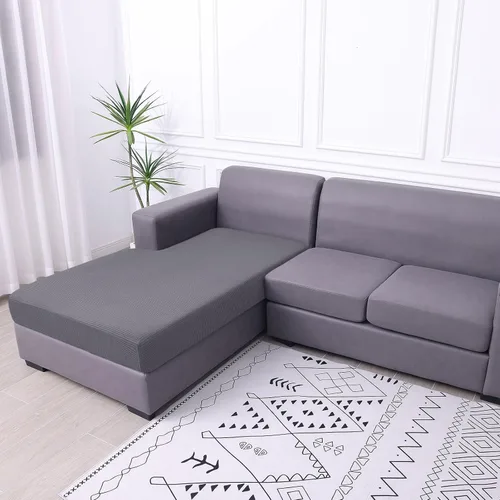 Vista 54 de hyha Fundas impermeables para sofá seccional, fundas de cojín Beige