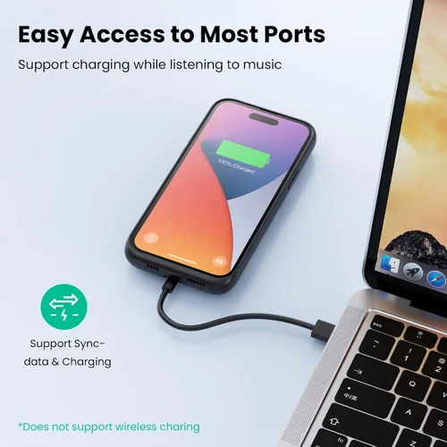 Vista 3 de Funda de batería para iPhone 14 Pro Max, 14 Plus y 13 Pro Max, funda de carga inteligente recargable real de 8600 mAh, batería protectora portátil