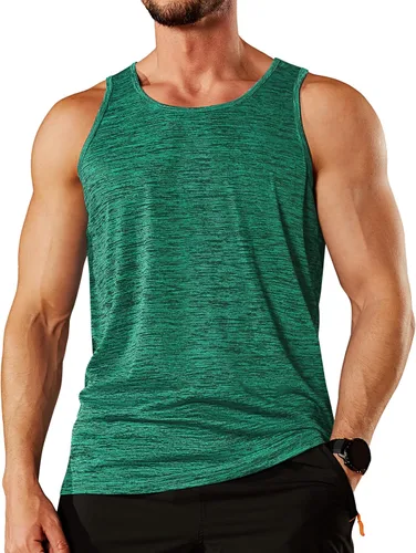 Vista 7 de TACVASEN Camisetas sin mangas para hombre, de secado rápido, sin mangas, para entrenamiento, musculación, fisicoculturismo, gimnasio, rendimiento