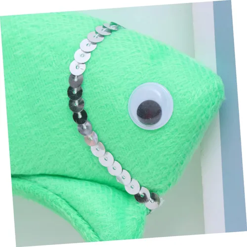 Vista 2 de Homoyoyo Conjunto de pesebre de animales para niños, diademas azules para mujeres, aro de pelo de pez, disfraz de animal