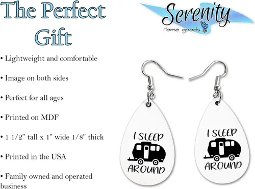 Vista 41 de Van Gogh - Juego de aretes colgantes divertidos Lindos aretes de joyería para niñas y mujeres Impresión de doble cara Regalo de cumpleaños