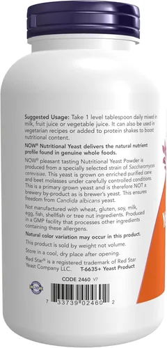 Vista 3 de Polvo de levadura nutricional - 10 oz.