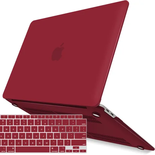Vista 43 de IBENZER Compatible con Nuevo MacBook Air de 13 pulgadas Funda 2022 2021 2020 M1 A2337 A2179 A1932, Carcasa Rígida de Plástico con Cubierta de azul