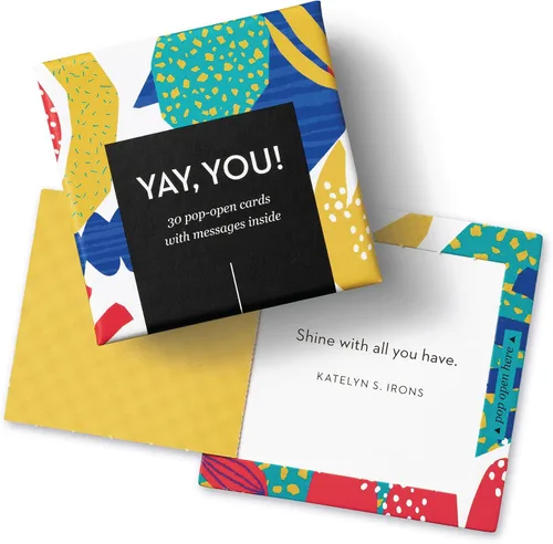 Vista 9 de Compendium ThoughtFulls - Tarjetas desplegables, paquete de 4 unidades de You're Awesome, You Matter, You're Wonderful, Yay You, 120 tarjetas