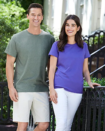 Vista 6 de Gildan - Camiseta de algodón grueso para hombre, estilo G5000, paquete múltiple