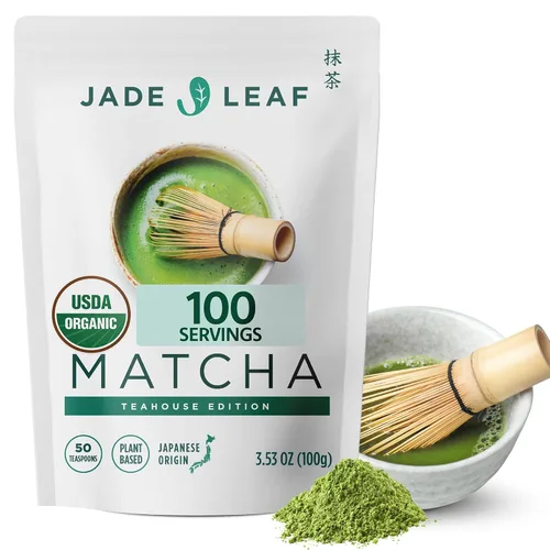 Vista 13 de Jade Leaf – Té verde en polvo, orgánico y japonés, de grado culinario supremo (el preferido por los Chefs y cafeterías para mezclar & hornear)