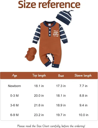 Vista 5 de RCPATERN Ropa para bebé recién nacido, mameluco de hermano pequeño, 3 piezas, conjunto de ropa lindo para bebé