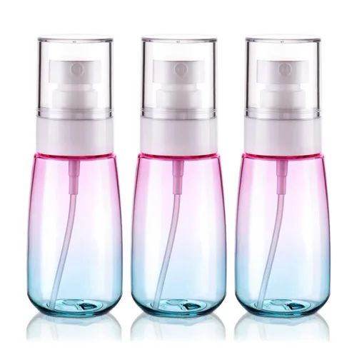 Vista 16 de Cosywell Botella de spray de viaje aprobada por la TSA de 2oz 60ml, paquete de 3, a prueba de fugas, nebulización fina, botella de spray de plástico