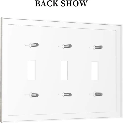 Vista 701 de Placa de Interruptor de Luz Azul de 1 Gang, Placa de Pared Decorativa de Palanca Individual, Cubierta de Placa de Pared de Palanca, Placa Frontal