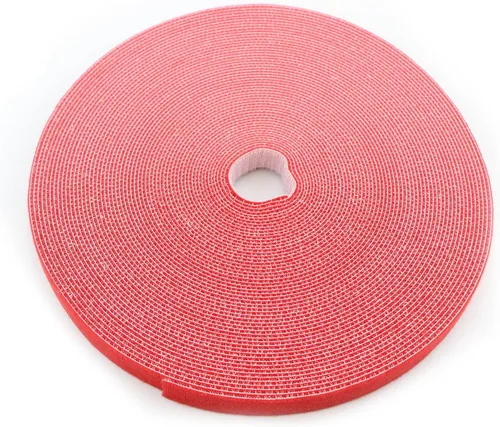 Vista 17 de Cinta de velcro reutilizable para sujetar cables, rollo de 3/4 de pulgada de doble cara con gancho
