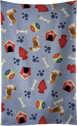 Vista 24 de Caroline's Treasures BB3948KTWL Affenpinscher Dog House Collection - Toalla de cocina para invitados, toalla de baño decorativa para cara, té, paño