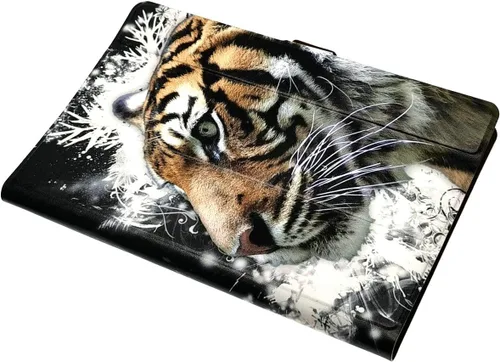 Vista 2 de Funda delgada para Hyundai Hytab Pro 8la1 8lb1-Tmo 8 "Tablet Funda Funda de cuero sintético HLH