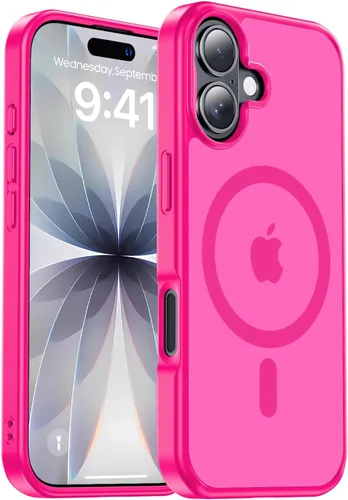 Vista 70 de Funda magnética para iPhone Air con protector de lente de cámara, protección grado militar de 10 pies, compatible con funda MagSafe Slim para iPhone