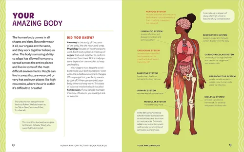 Vista 3 de Human Anatomy Activity Book for Kids Hands-on Learning for Grades 4-6