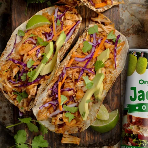 Vista 6 de Native Forest Organic Young Jackfruit – Jackfruit orgánica joven enlatada, jackfruit enlatado, jackfruit orgánica, sustituto de carne vegano – 14